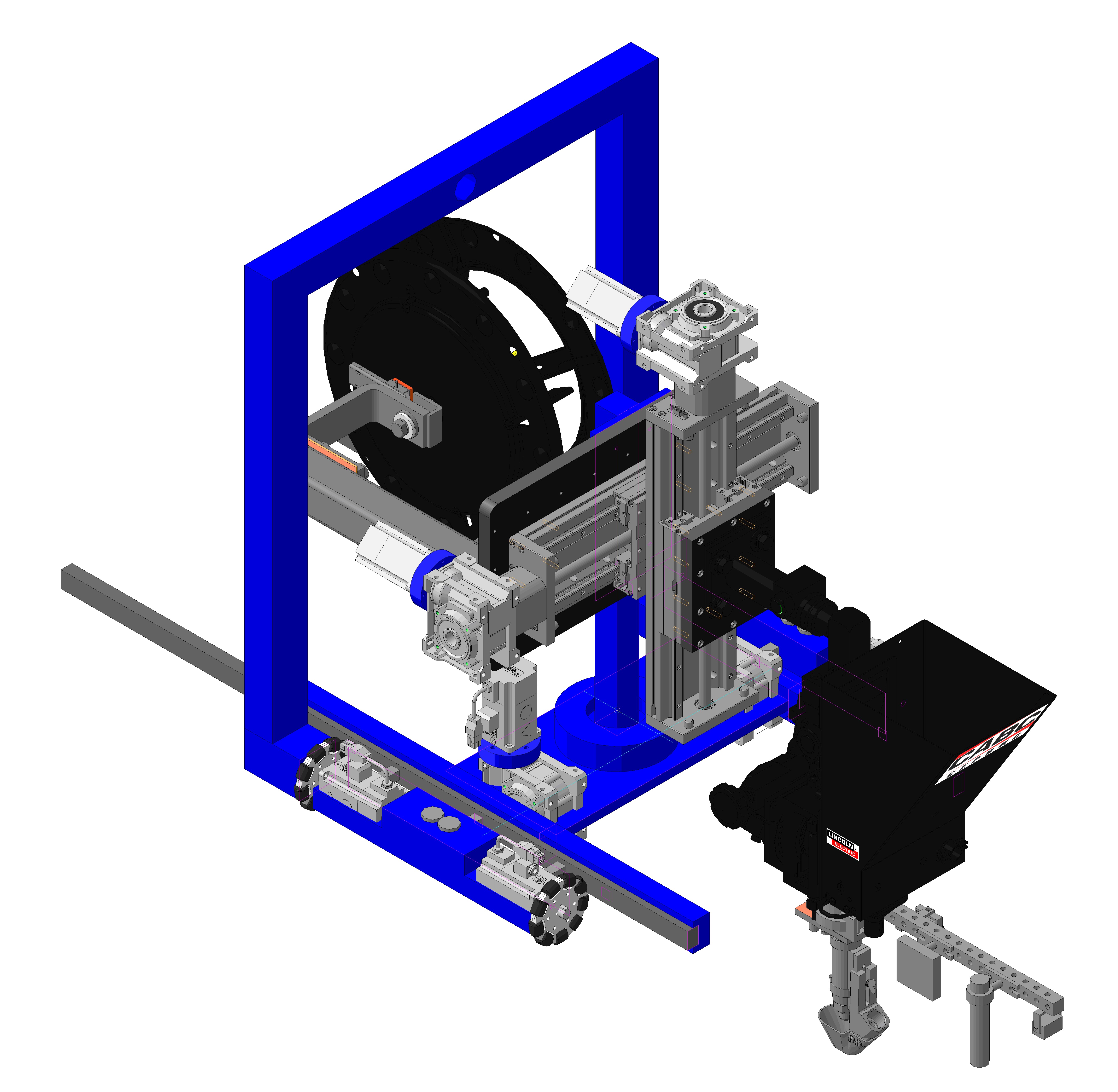 всенаправленный сварочный трактор без направляющих